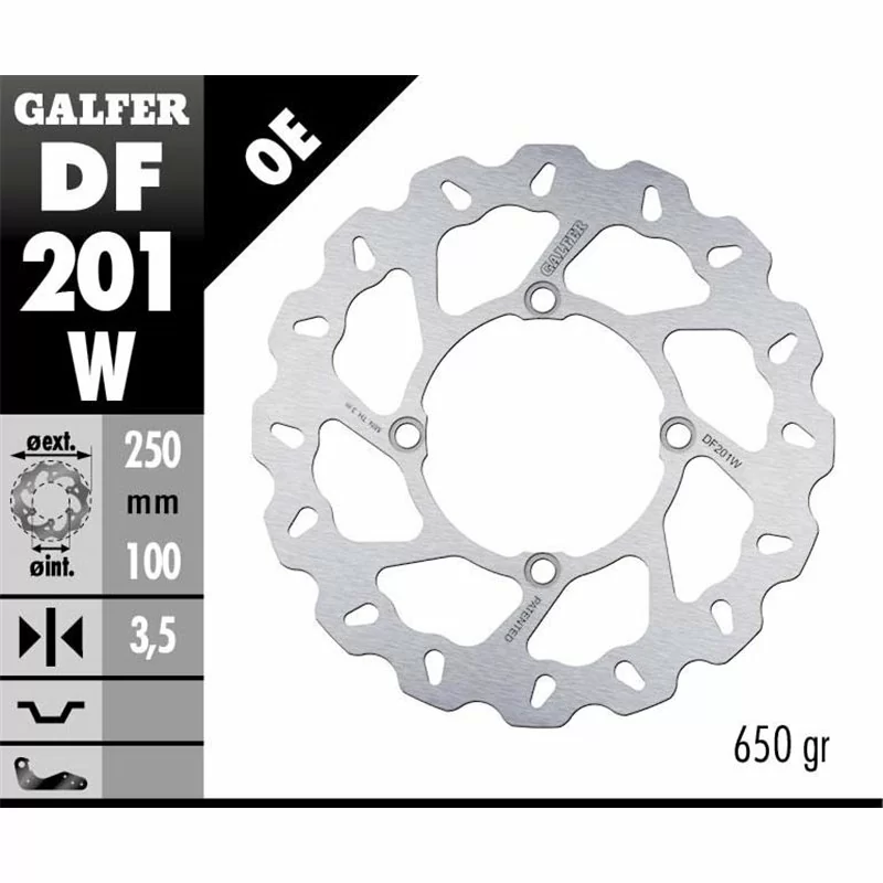 Galfer DF201W Disco Freno Wave Fisso