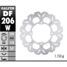 Galfer DF206W Bremsscheibe Wave Fixiert