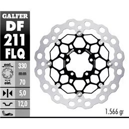 Galfer DF211FLQ Disque de Frein Wave Flottant