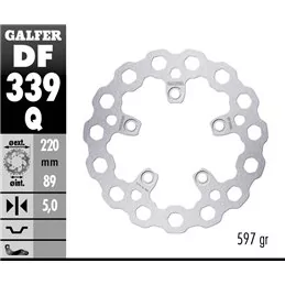 Galfer DF339Q Brake Disco Wave Fixed