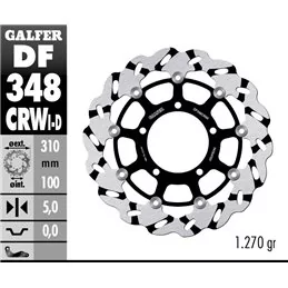 Galfer DF348CRWI Brake Disc Wave Floating