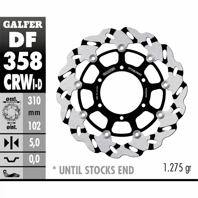 Galfer DF358CRWI Disco Freno Wave Flottante