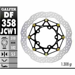 Galfer DF358JCW1G03 Disco De Freno Wave Floatech