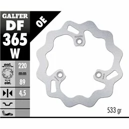 Galfer DF365W Brake Disco Wave Fixed