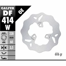 Galfer DF414W Brake Disco Wave Fixed