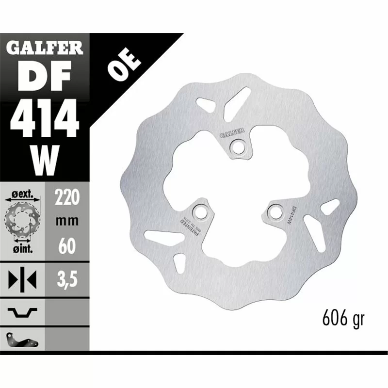 Galfer DF414W Disco Freno Wave Fisso