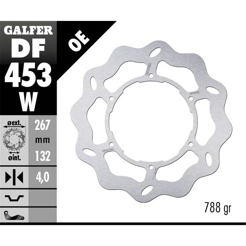 Galfer DF453W Disco De Frebo Wave Fijo Galfer DF453W Disco De Frebo Wave Fijo