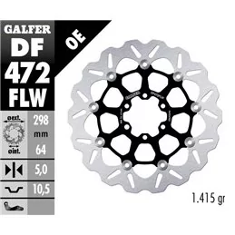 Galfer DF472FLW Brake Disc Wave Floating