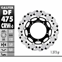 Galfer DF475CRWI Brake Disc Wave Floating