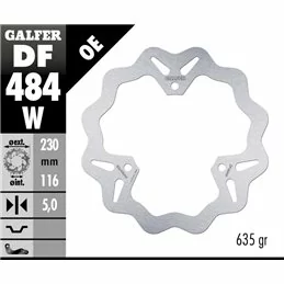 Galfer DF484W Bremsscheibe Wave Fixiert