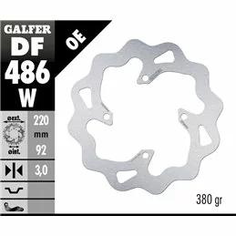 Galfer DF486W Brake Disco Wave Fixed