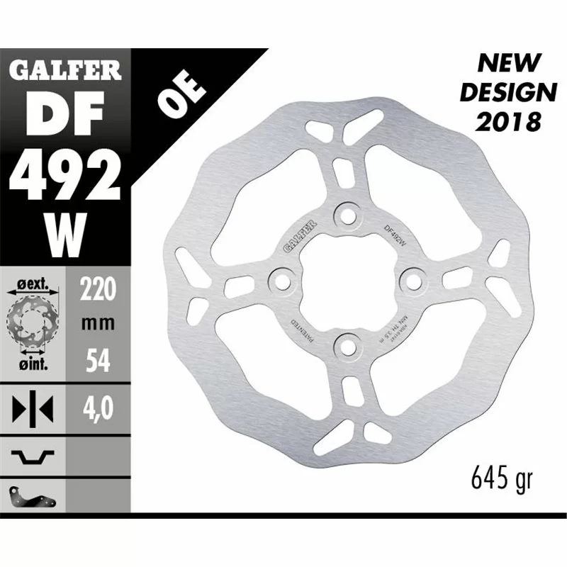Galfer DF492W Disco Freno Wave Fisso