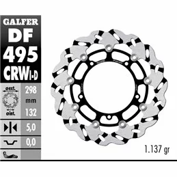 Galfer DF495CRWD Disco de Freno Wave Flotante