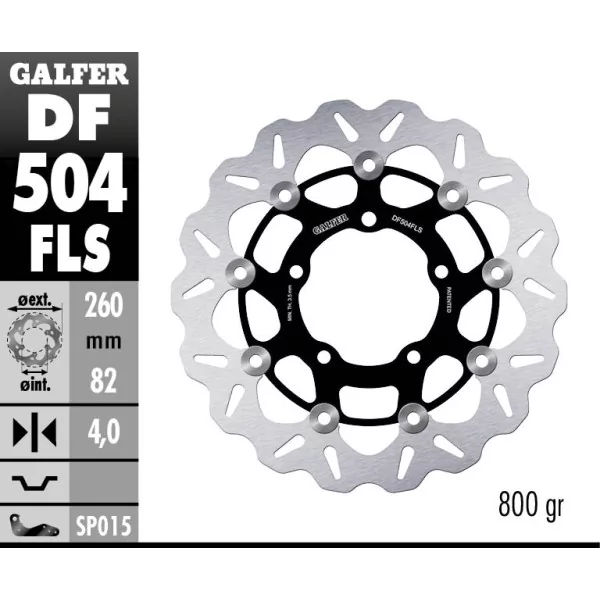 Galfer DF504FLS Bremsscheibe Wave Schwimmend