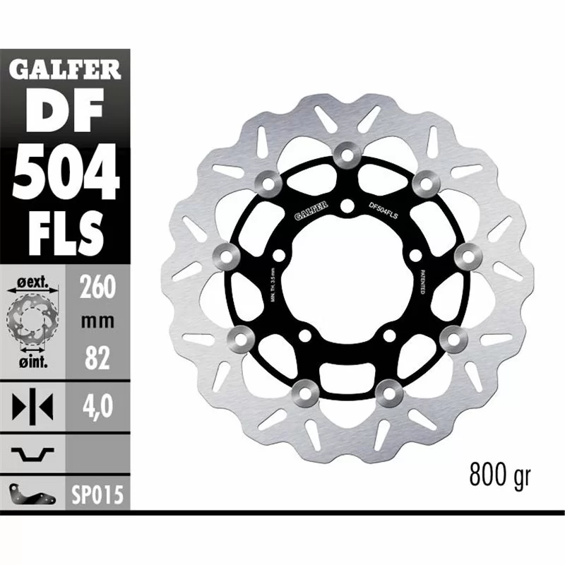 Galfer DF504FLS Disco de Freno Wave Flotante