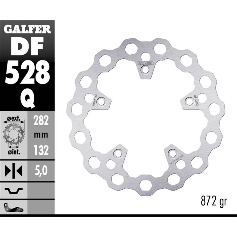 Galfer DF528Q Disco De Frebo Wave Fijo Galfer DF528Q Disco De Frebo Wave Fijo