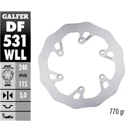 Galfer DF531WLL Disco De Frebo Wave Fijo