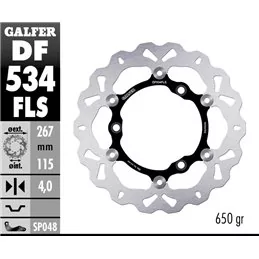 Galfer DF534FLS Brake Disc Wave Floating