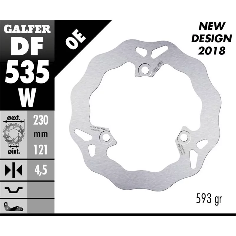 Galfer DF535W Disco De Frebo Wave Fijo Galfer DF535W Disco De Frebo Wave Fijo