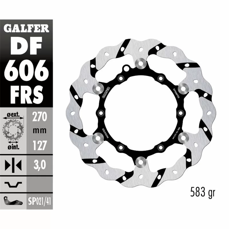Galfer DF606FRS Brake Disc Wave Floating