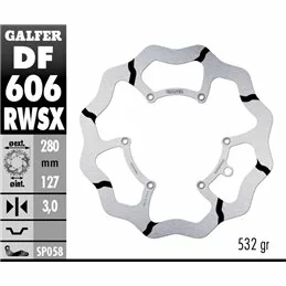 Galfer DF606RWSX Bremsscheibe Wave Fixiert
