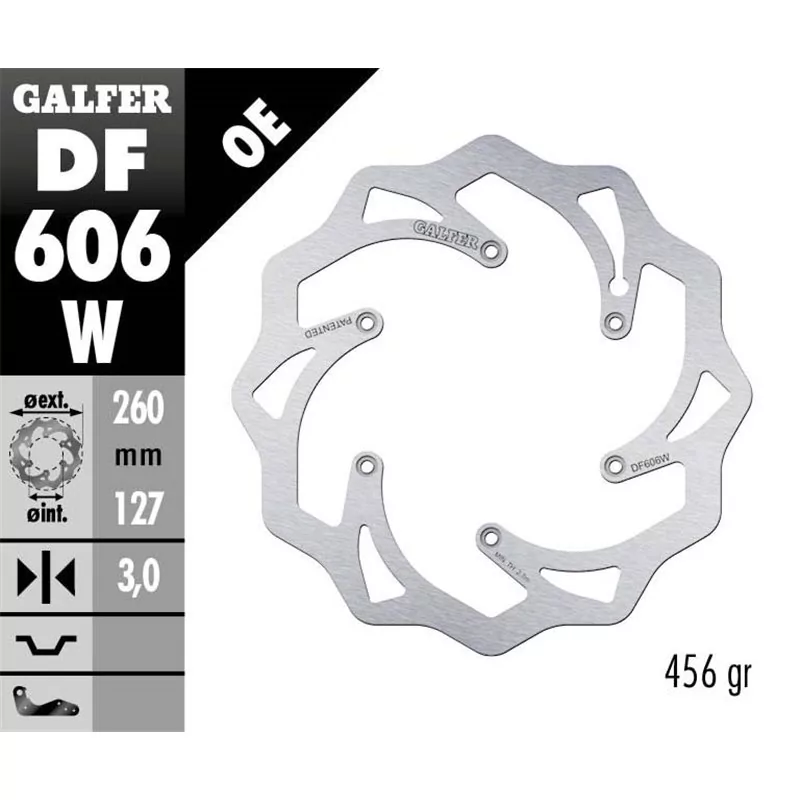 Galfer DF606W Bremsscheibe Wave Fixiert Galfer DF606W Bremsscheibe Wave Fixiert