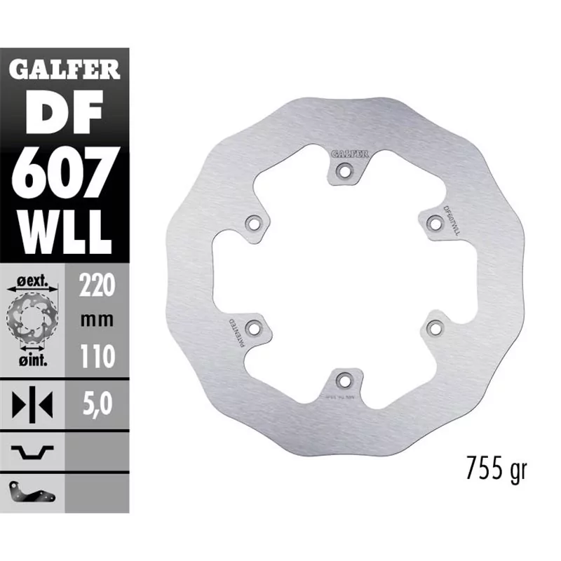 Galfer DF607WLL Bremsscheibe Wave Fixiert Galfer DF607WLL Bremsscheibe Wave Fixiert