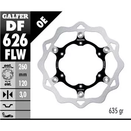 Galfer DF626FLW Disque de Frein Wave Flottant