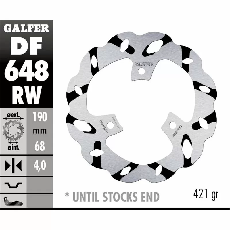 Galfer DF648RW Brake Disco Wave Fixed