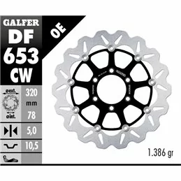 Galfer DF653CW Brake Disc Wave Floating