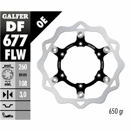 Galfer DF677FLW Brake Disc Wave Floating