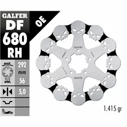 Galfer DF680RH Disco De Frebo Wave Fijo