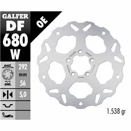 Galfer DF680W Brake Disco Wave Fixed