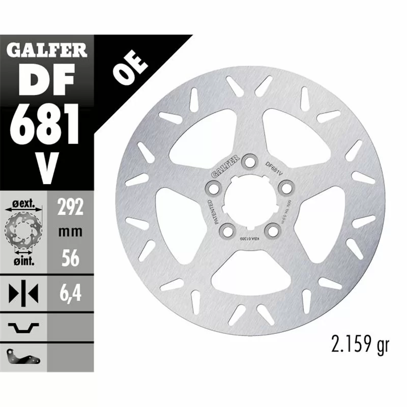 Galfer DF681V Disco Freno Wave Fisso