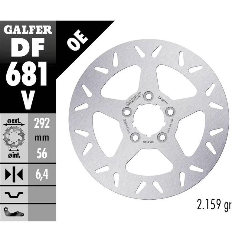 Galfer DF681V Disco Freno Wave Fisso Galfer DF681V Disco Freno Wave Fisso