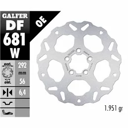 Galfer DF681W Disque De Frein Wave Fixe