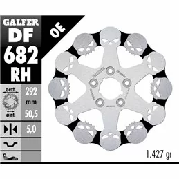 Galfer DF682RH Disque De Frein Wave Fixe