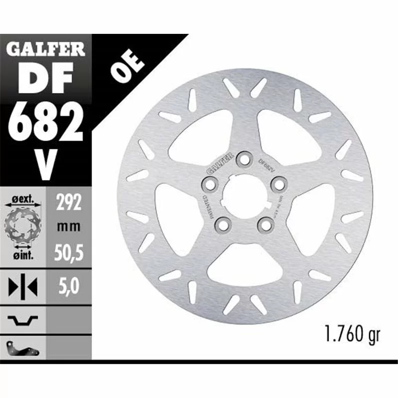 Galfer DF682V Disco De Frebo Wave Fijo