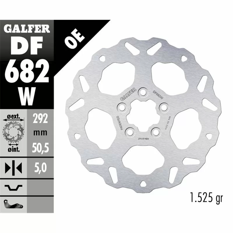 Galfer DF682W Disco Freno Wave Fisso