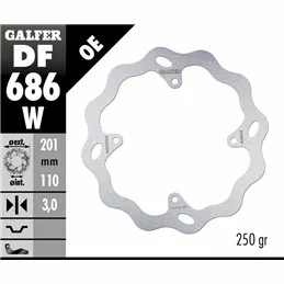 Galfer DF686W Disque De Frein Wave Fixe