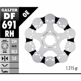 Galfer DF691RH Bremsscheibe Wave Fixiert