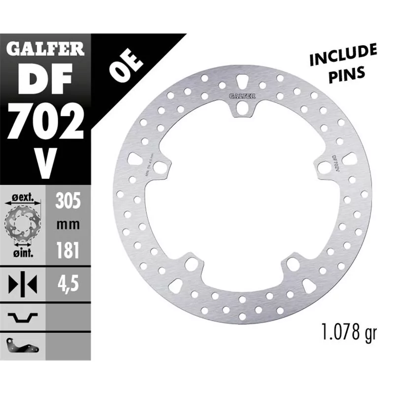 Galfer DF702V Disco De Frebo Wave Fijo Galfer DF702V Disco De Frebo Wave Fijo