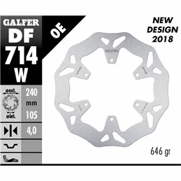Galfer DF714W Brake Disco Wave Fixed
