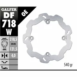 Galfer DF718W Brake Disco Wave Fixed