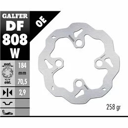 Galfer DF808W Disco Freno Wave Fisso