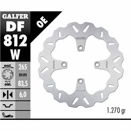 Galfer DF812W Disque De Frein Wave Fixe