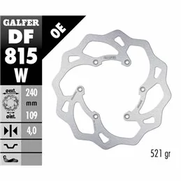 Galfer DF815W Brake Disco Wave Fixed