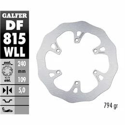 Galfer DF815WLL Brake Disco Wave Fixed