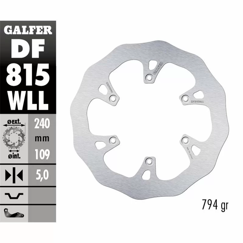 Galfer DF815WLL Brake Disco Wave Fixed