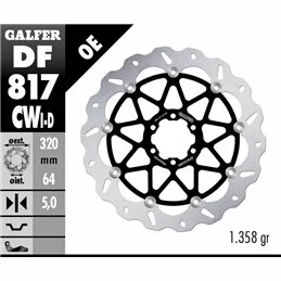 Galfer DF817CWD Brake Disc Wave Floating